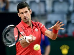 El serbio supo reponerse a la humillación de encajar un 6-0 en el primer set ante el brasileño Thomaz Bellucci. EFE / C. Onorati