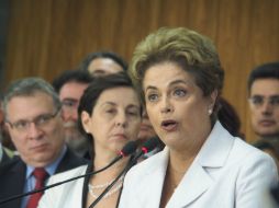 Rousseff fue destituida por un periodo de hasta 180 días después de que decidieran someterla a juicio político. NTX / H. Araujo