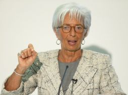 Lagarde esgrime que el ''brexit'' acarrea un ''riesgo a la baja'' y la perspectiva de la retirada está provocando ''ansiedad''. EFE / L. Macgregor