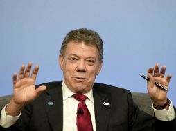 Las FARC reconocen por primera vez nuestra Constitución, nuestras leyes y los poderes que emanan de nuestra Constitución: Santos. EFE / F. Arrizabalaga