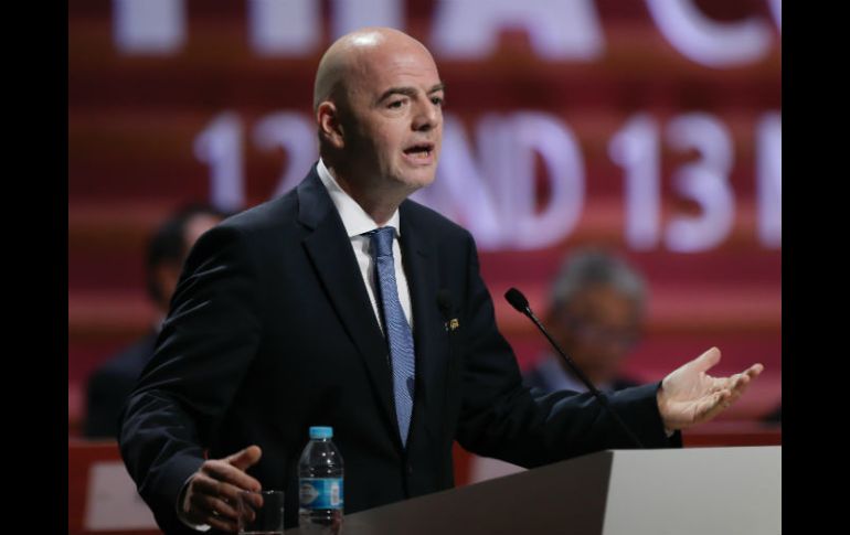 El presidente de la FIFA, Gianni Infantino, dijo que Samoura es una persona con experiencia en gestión de grandes organizaciones. EFE / J. Méndez