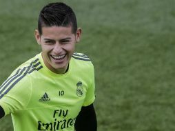 El estatus de James en la presente temporada en el Real Madrid ha cambiado: de ser indiscutible a cuestionado. EFE / E. Naranjo