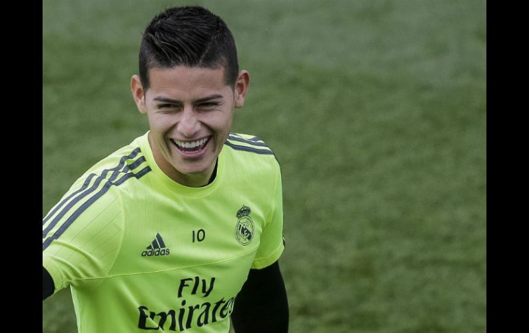 El estatus de James en la presente temporada en el Real Madrid ha cambiado: de ser indiscutible a cuestionado. EFE / E. Naranjo