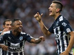 César Montes festeja el único gol de Rayados en el partido de vuelta con el que amarraron el pase. MEXSPORT / J. Martinez