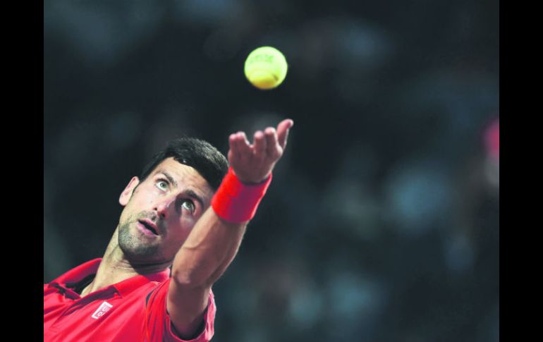 Novak Djokovic (foto) se clasificó ayer para la Final del Masters 1000 de Roma, al derrotar al japonés Kei Nishikori. AFP /