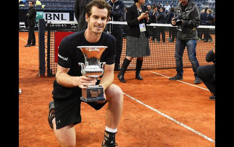 Murray, tercer preclasificado, obtuvo una sensación de revancha este domingo. EFE / C. Onoratti