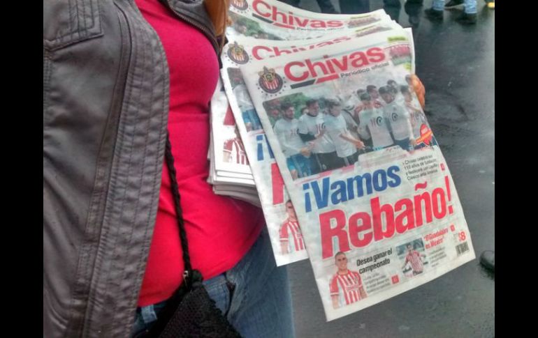 Por módicos cinco pesos cualquiera puede acceder a las últimas noticias del Rebaño escritas y autorizadas por el club. EL INFORMADOR / M. Valdez