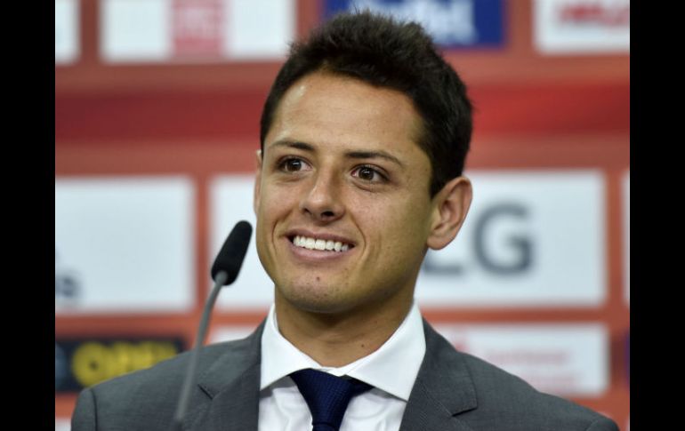 Javier Hernández, estrella con Bayer Leverkusen, el preferido de la encuesta tanto en la versión alemana como en inglés. AP / ARCHIVO