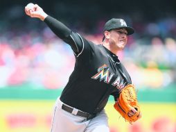 José Fernández. El lanzador de los Marlins de Miami recibió el premio semanal por cuarta ocasión en su carrera. AFP / M. Layton