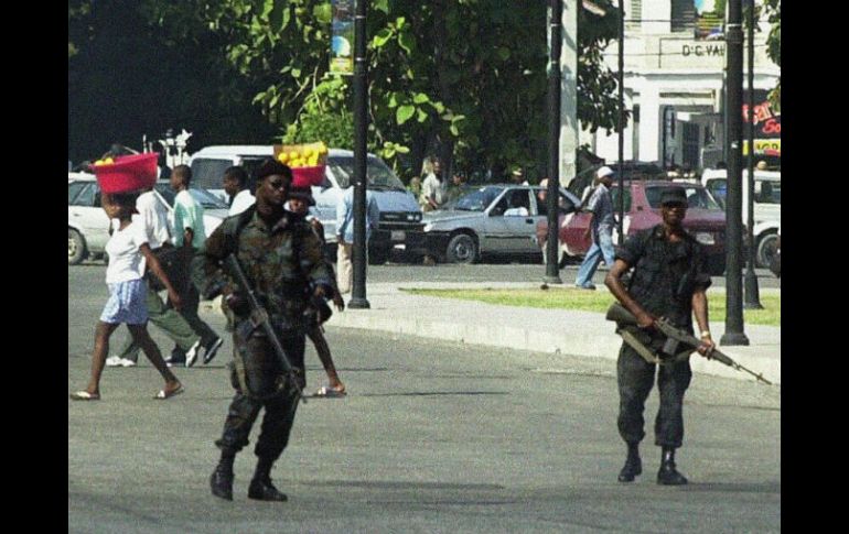 Recientemente se han registrado disturbios cometidos por exsoldados haitianos. AP / ARCHIVO