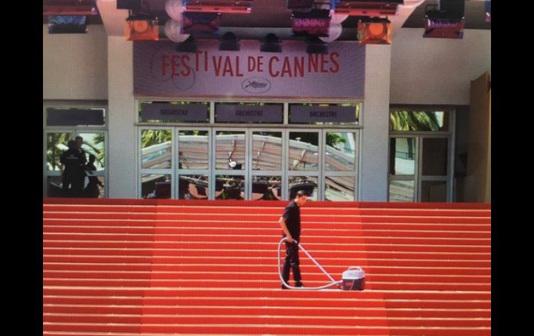 Cinco proyectos de largometraje fueron presentados este año en una sala del Palacio de Festivales de Cannes. TWITTER / @FICGoficial