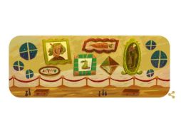 El ''doodle'' hace referencia a las exposiciones de diversa índole que los museos albergan. ESPECIAL / google.com.mx