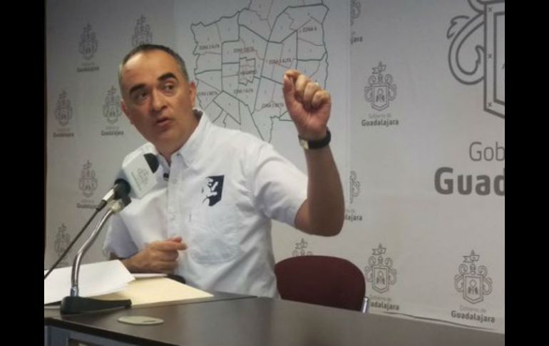 Caro explica que la Policía de Guadalajara adoptará el sistema Compstat que utilizan en EU para información interna. TWITTER / @GuadalajaraGob