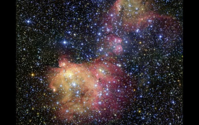 La fotografía se tomó gracias al telescopio VLT del Observatorio Europeo Austral en el desierto de Paranal, en Chile. TWITTER / @ESO_Chile