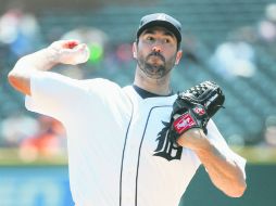 Justin Verlander. Permitió seis imparables y tres carreras en siete entradas y un tercio. AP / P. Sancya