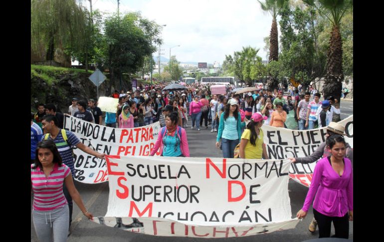 Se realiza un dispositivo de seguridad, integrado por elementos de la policía estatal y de la Gendarmería. NTX / ARCHIVO