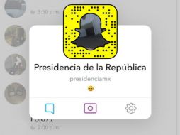 Snapchat es la red con el más rápido aumento de usuarios entre los 18 y 25 años. ESPECIAL / Snapchat: presidenciamx