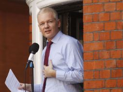 Julian Assange. Desde la embajada de Ecuador en Reino Unido. AP / ARCHIVO