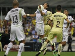 En el partido de ida de las semifinales, América se llevó el triunfo por 1-0, lo cual deben cuidar en el juego de vuelta. SUN / A. Salinas