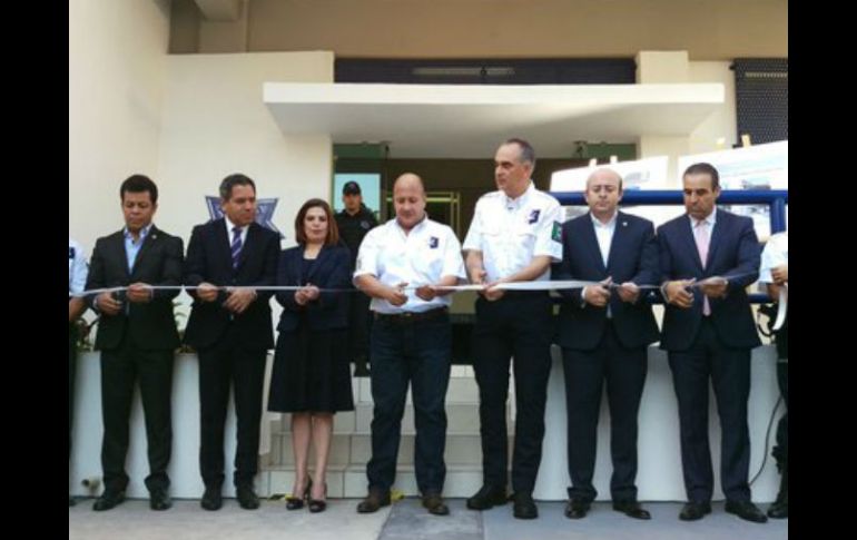 Durante la inauguración del edificio de comandancia UREPAZ, el comisario informó de estos reportes. TWITTER / @GuadalajaraGob