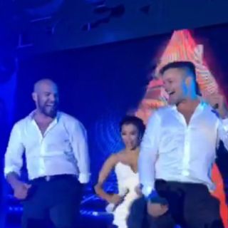 Ricky Martin, el más bailador en boda de Eva Longoria