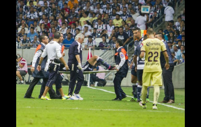 El medio campista recibió un golpe cuando se enfrentó a las Águilas. ESPECIAL / mexsport.net