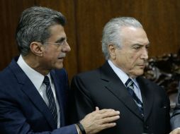 Juca, hombre muy próximo al presidente Temer, negó que sea una dimisión de su cargo, y dijo que apenas se 'aparta'. EFE / F. Bizerra