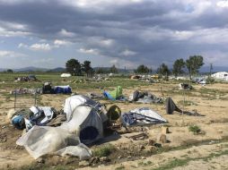 Idomeni se había convertido en los últimos meses en el destino final de los miles de migrantes y refugiados. EFE / A. Karimi