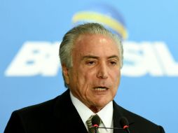 Temer anunció este martes un paquete de medidas económicas. AFP / E. Sa