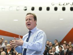 La campaña Remain (Quedarse) es encabezada por el primer ministro británico David Cameron. EFE / ARCHIVO