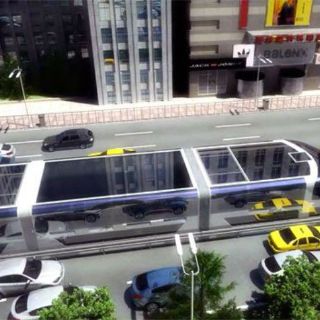 Empresa china construye un autobús 'antitráfico'