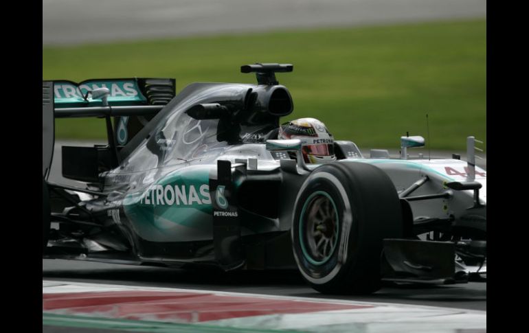 Hamilton recorrió el circuito de Montecarlo con un tiempo de 1:15.537. SUN / A. Acosta