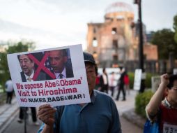 Obama efectuará el viernes la primera visita de un presidente estadounidense en ejercicio a la ciudad de Hiroshima. AFP / J. Eiselle