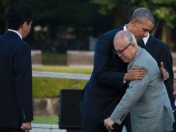 El presidente Barack Obama se convirtió en el primer jefe de Estado estadounidense que visita Hiroshima. AFP / J. Watson