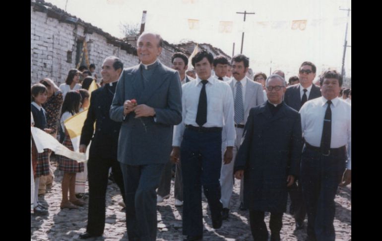 Prigione (al frente) nació en Castellazzo Bormida, de la diócesis de Alejandría, el 12 de octubre de 1921. EL INFORMADOR / ARCHIVO