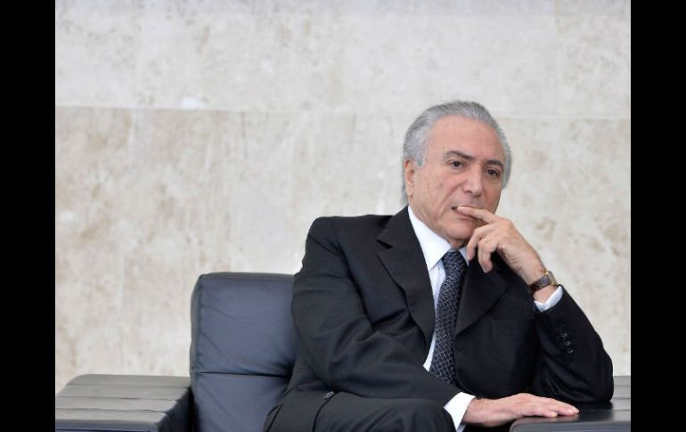 Michel Temer y las autoridades ''depurarán las responsabilidades y castigarán con rigor a los autores de actos criminales''. EFE / C. Gómez