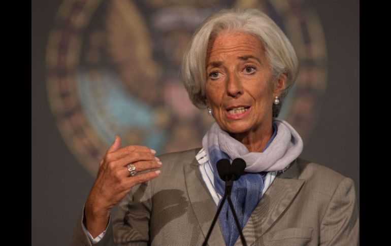 La directora del FMI, Christine Lagarde, ha halagado a México por emplear la línea de crédito como un instrumento preventivo. AFP / ARCHIVO