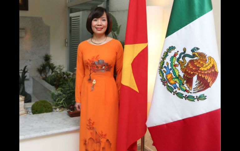 Le Linh Lan, embajadora de Vietnam en México. NTX / J. Arciga