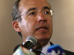 Calderón participa como padrino de la agrupación 'Red Vamos Mujeres'. AP / ARCHIVO