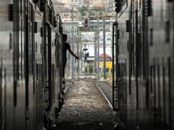 La compañía de ferrocarriles garantizó seis de cada 10 trenes de alta velocidad y cuatro de cada 10 en la periferia parisina. AFP / A. Poujoulat