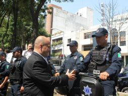 Se entregan cuatro Ecosport y ocho Segways a la Comisaría de Guadalajara para reforzar la seguridad en Chapultepec. EL INFORMADOR / A. Hinojosa