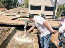 Cruces Mada realizó una gira de trabajo por la comunidad de San Pedro Itzicán de Poncitlán. ESPECIAL / SSJ