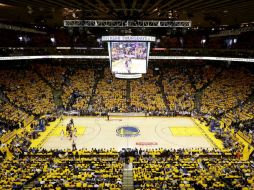 Los Warriors supieron sacar ventaja de su localía en el Oracle Arena de Oakland. AFP / E. Shaw