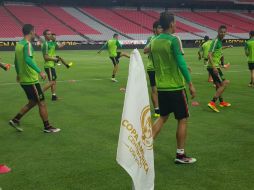 Imagen del entrenamiento de la Selección Mexicana. TWITTER / @miseleccionmx