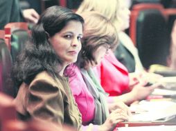 La diputada Rocío Corona Nakamura pidió a los funcionarios que sigan el ejemplo del IEPC, que bajó sus salarios. EL INFORMADOR /