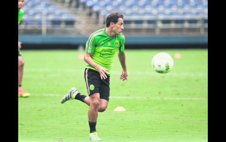 Andrés Guardado. Si la Selección de México quiere ser protagonista en la Copa América Centenario, hoy debe vencer a Uruguay. MEXSPORT /