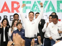 Con 6.11% de las actas contabilizadas, Fayad Meneses, obtenía 45.93%, de las preferencias electorales. EFE / D. Martínez