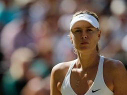 Sharapova luchará por volver a las canchas de tenis 'tan pronto como sea posible'. AFP / ARCHIVO