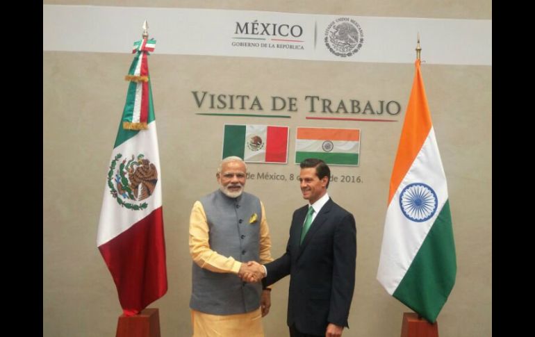 Narendra Modi llegó a México la tarde de este miércoles. TWITTER / @narendramodi