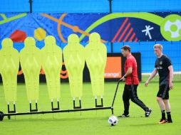 Una de las adiciones al certamen es la tecnología en la línea de gol, utilizada por primera vez en una competición de UEFA. AFP / E. Dunand